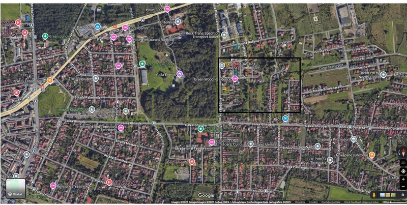 Timisoara. Langa padure. Zona mixta, dotari si locuinte 2 Ap.
